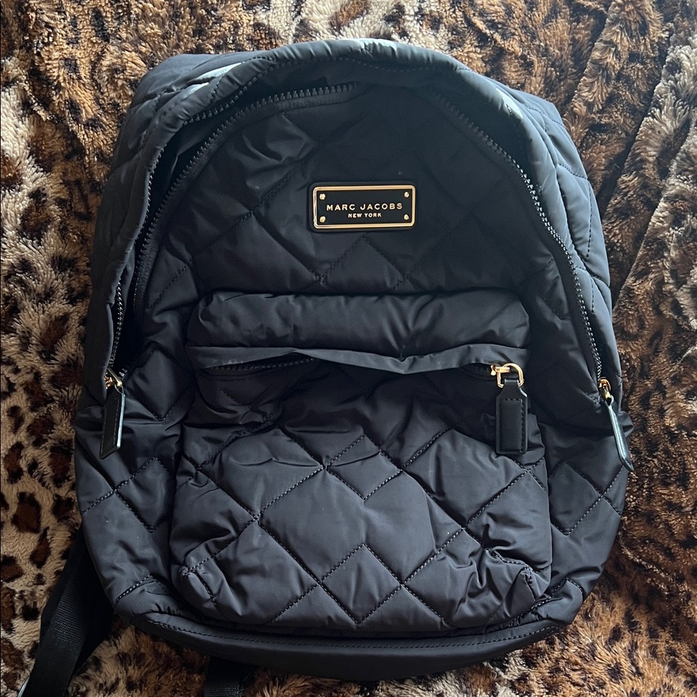 Marc Jacobs Quilted Black Backpack
